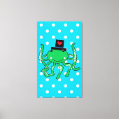 Octopus Canvas Afdruk (Voorkant)
