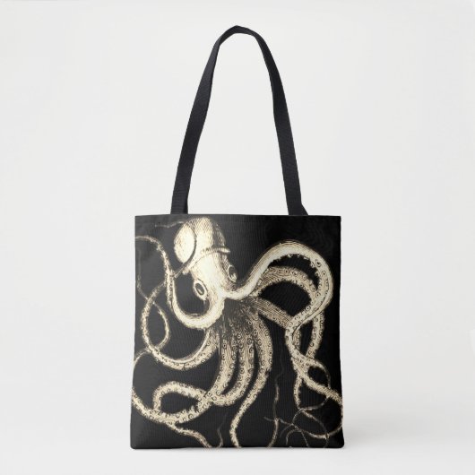 Octopus Canvas tas (Voorkant)