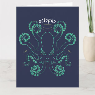 Octopus Cephalopod Tentacles Kaart