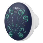 Octopus Cephalopod Tentacles Keramische Knop (Rechts)