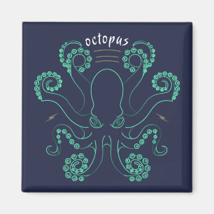 Octopus Cephalopod Tentacles Magneet