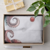 Octopus Christmas Joy, op maat Tissuepapier (Geschenk)