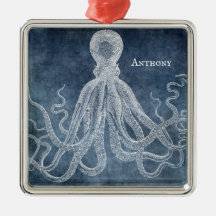 OCTOPUS CHRISTMAS ORNAMENT | RETRO  OCTOPUS