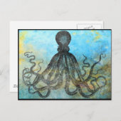  Octopus Collage Briefkaart (Voorkant / Achterkant)