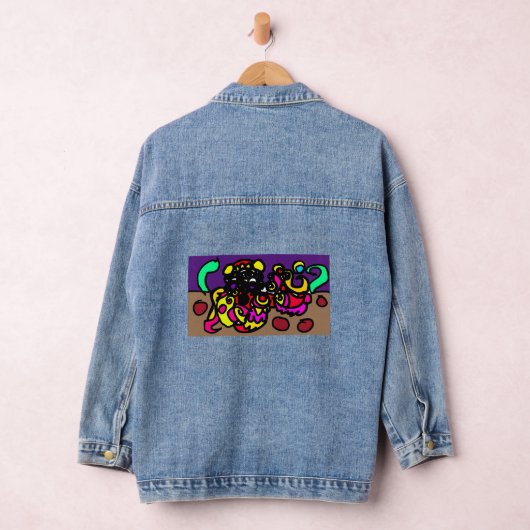 Octopus coole stijl denim jacket (Hangar)