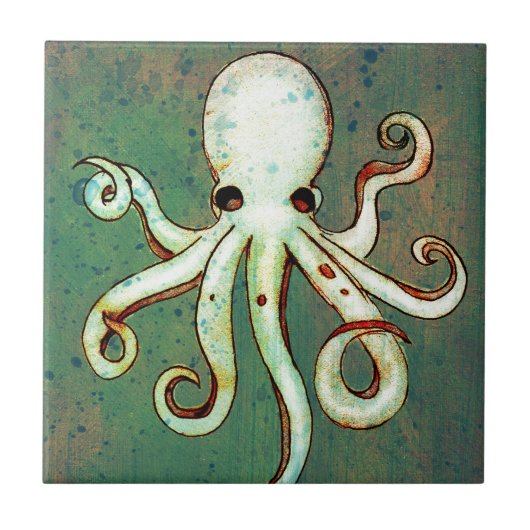 Octopus Cthulhu Tegeltje (Voorkant)