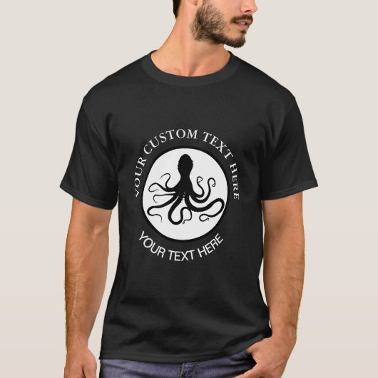 Octopus Custom Logo T-shirt (Voorkant)