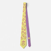 Octopus Cute Math Enseignant Pi Day Cravate mascul (Devant)