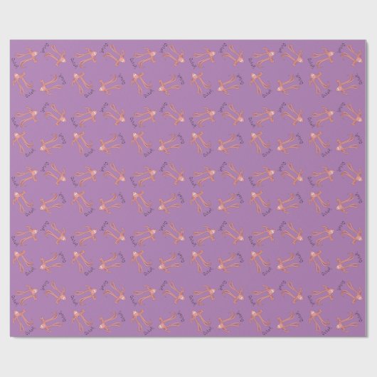 Octopus Cute Math Pi Day Papier cadeau enveloppant (Plat)