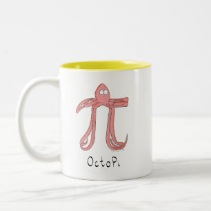 Octopus Cute Wiskunde Pi Day Koffie Mok