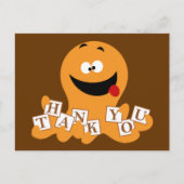 Octopus dank je briefkaart (Voorkant)