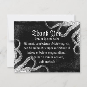 Octopus Dark Bedankkaart