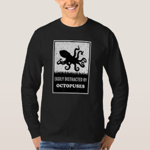 Octopus Deep Zee Animal Gemakkelijk afgeleid door T-shirt