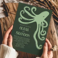 Octopus Deep Zee gestileerd Modern Wedding