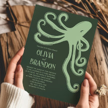 Octopus Deep Zee gestileerd Modern Wedding