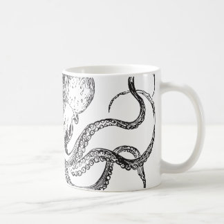 Octopus Design - Klassieke witte Mok van 11 oz