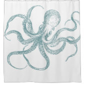 Octopus Design Shower Curtain Douchegordijn (Voorkant)