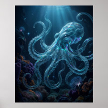 Octopus Diepten Van De Oceaan