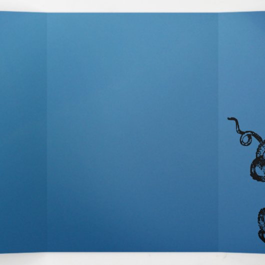 Octopus Drieluik Uitnodiging (Binnenkant midden)