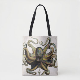  octopus druk over de Canvas tas van de Druk
