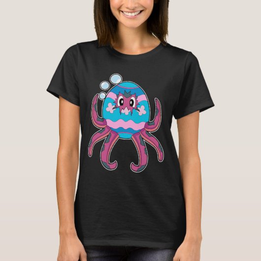 Octopus Easter Easter egg T-shirt (Voorkant)