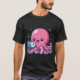 octopus eet vis t-shirt