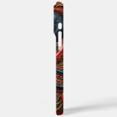 Octopus Elegance: levendig design Case-Mate iPhone Case (Achterkant / Links)