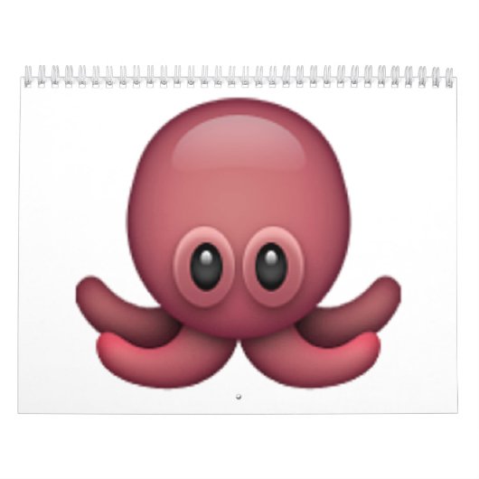 Octopus - Emoji Kalender (Hoes)