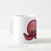 Octopus - Emoji Koffiemok (Voorkant links)