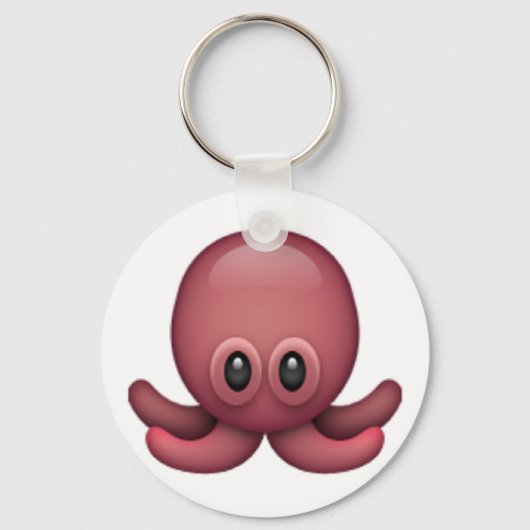 Octopus - Emoji Sleutelhanger (Voorkant)