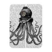 Octopus en duikhelm magneet (Verticaal)