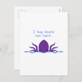 Octopus Feestdagenkaart (Voorkant / Achterkant)