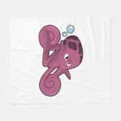 Octopus Fleece Deken (Voorkant (Horizontaal))