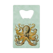 Octopus flesopener kredietkaart flessenopener (Voorkant)