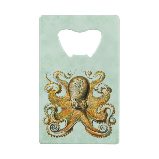 Octopus flesopener kredietkaart flessenopener (Achterkant)