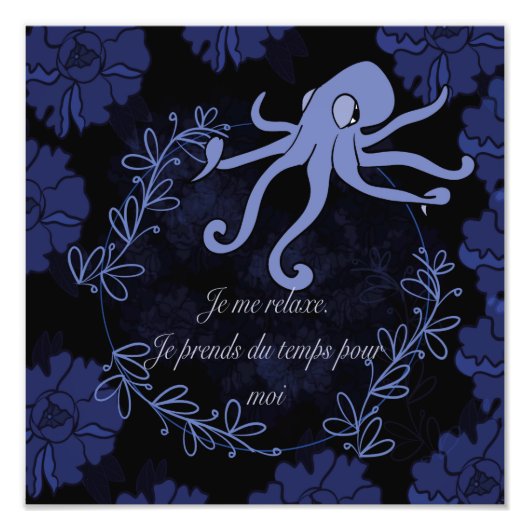 octopus foto afdruk (Voorkant)