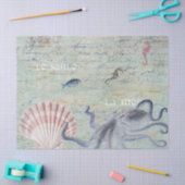 Octopus Franse Stem Collage Tissue Tissuepapier (Craft)