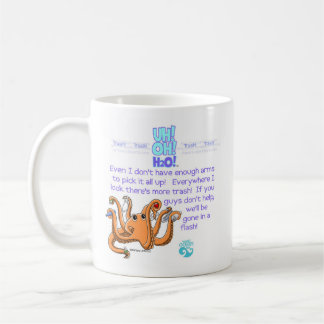 octopus front (Z), octopus back (Z) Koffiemok
