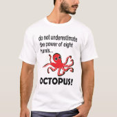 Octopus Funny T-shirt (Voorkant)