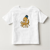 Octopus Gentleman Pet Kinder Shirts (Voorkant)