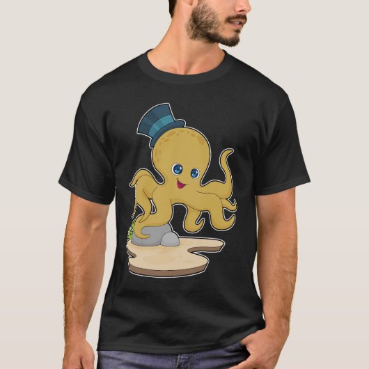 Octopus Gentleman Pet T-shirt (Voorkant)