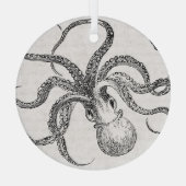  OCTOPUS GLASSAORNAMENT | KUSTSTOF GLAS ORNAMENT (Achterkant)