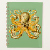 Octopus Gold et Blue Spiral Planner (Devant)