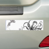 octopus golf bumpersticker (Op auto)