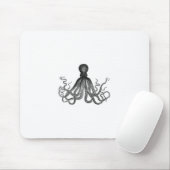  octopus graving muismat (Met muis)