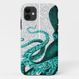 Octopus Green Half iPhone 11 Hoesje