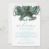 Octopus Green Programme de mariage et de bienvenue (Devant)
