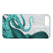 Octopus Groen Half Case-Mate iPhone Case (Achterkant (Horizontaal))