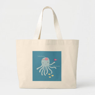 Octopus Grote Tote Bag