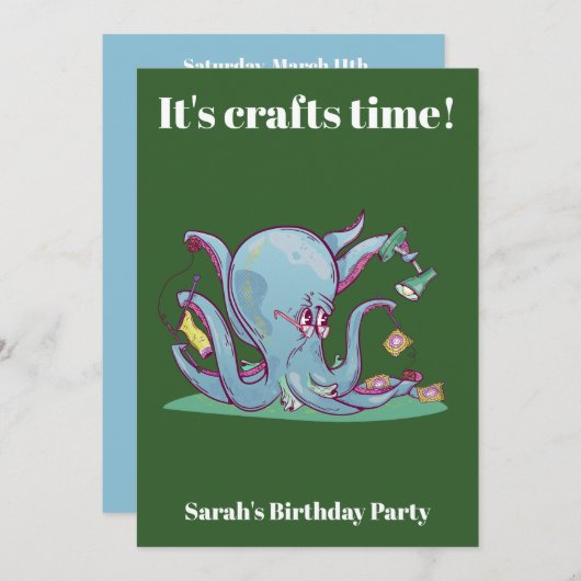 Octopus haak kaart (Voorkant / Achterkant)